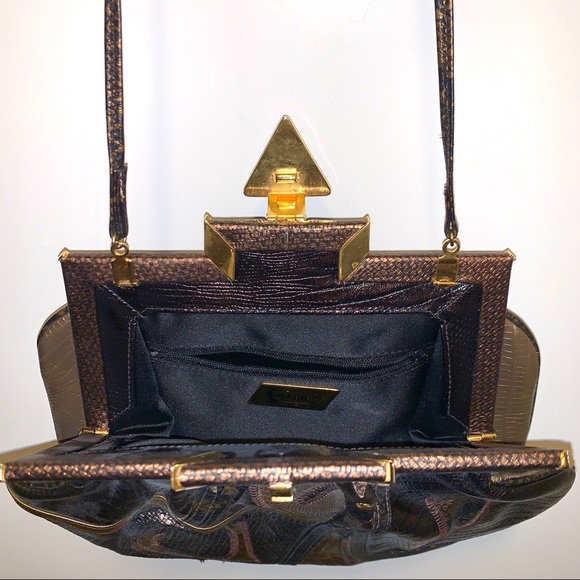 Vintage patchwork leather purse - Picture 2 of 3